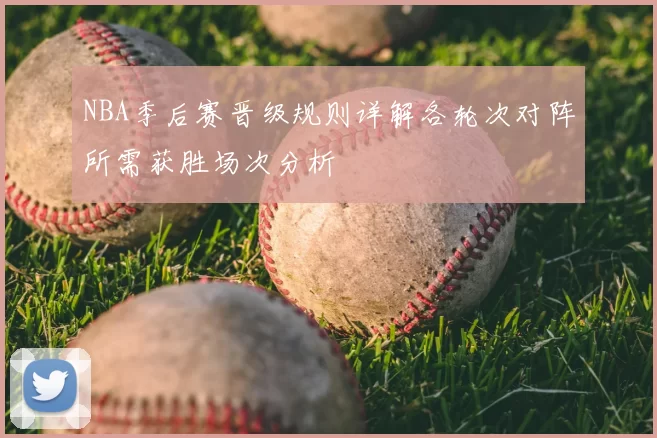 NBA季后赛晋级规则详解各轮次对阵所需获胜场次分析