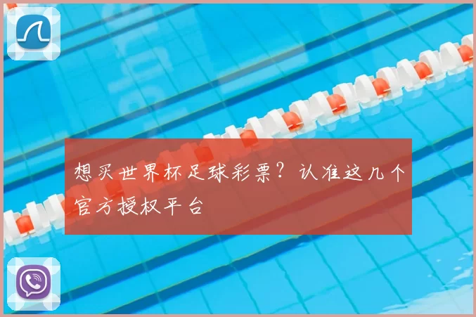 想买世界杯足球彩票?认准这几个官方授权平台